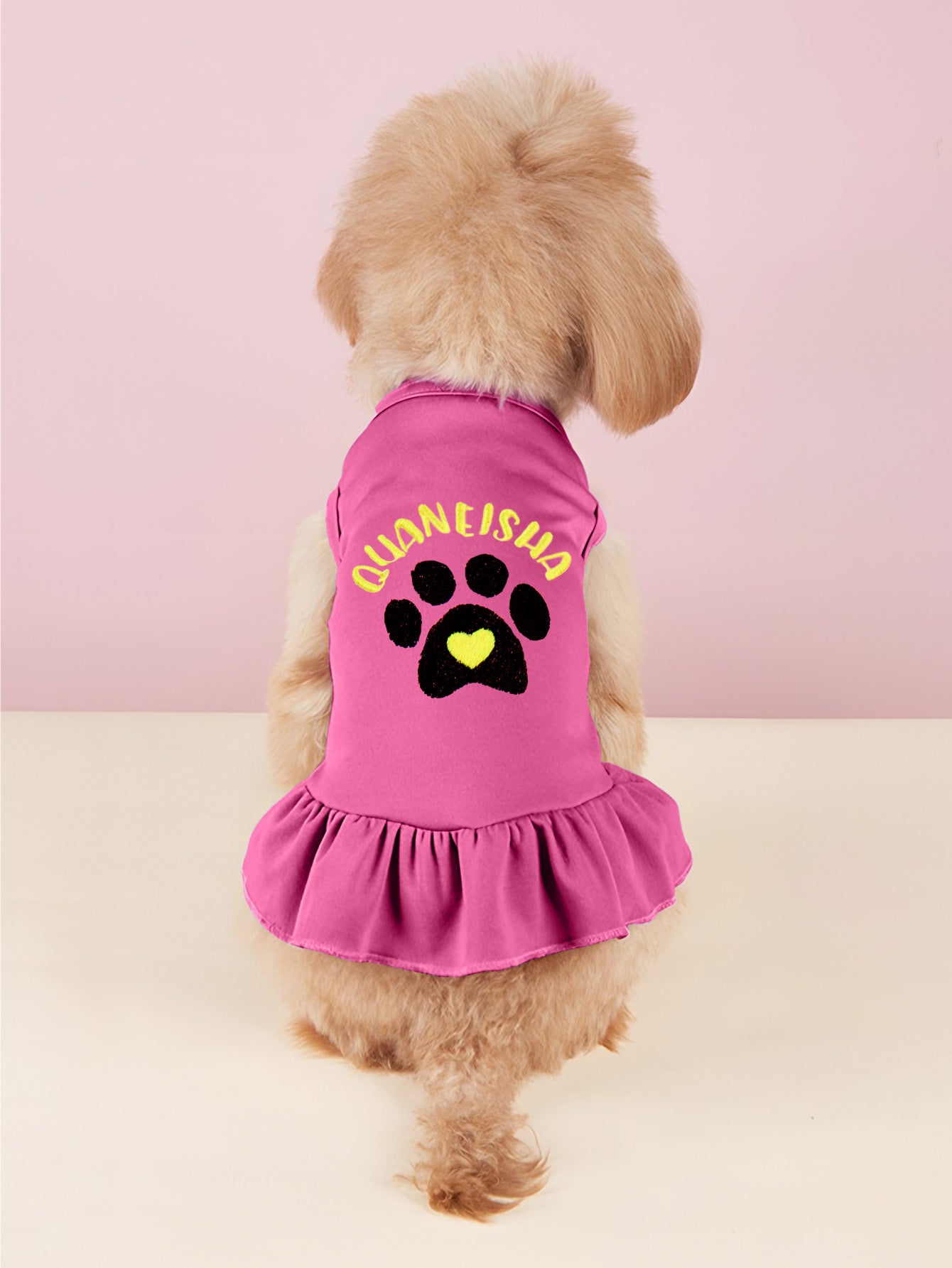 Personalized Dog Dress – Custom Embroidered Gift for Dog Lovers
