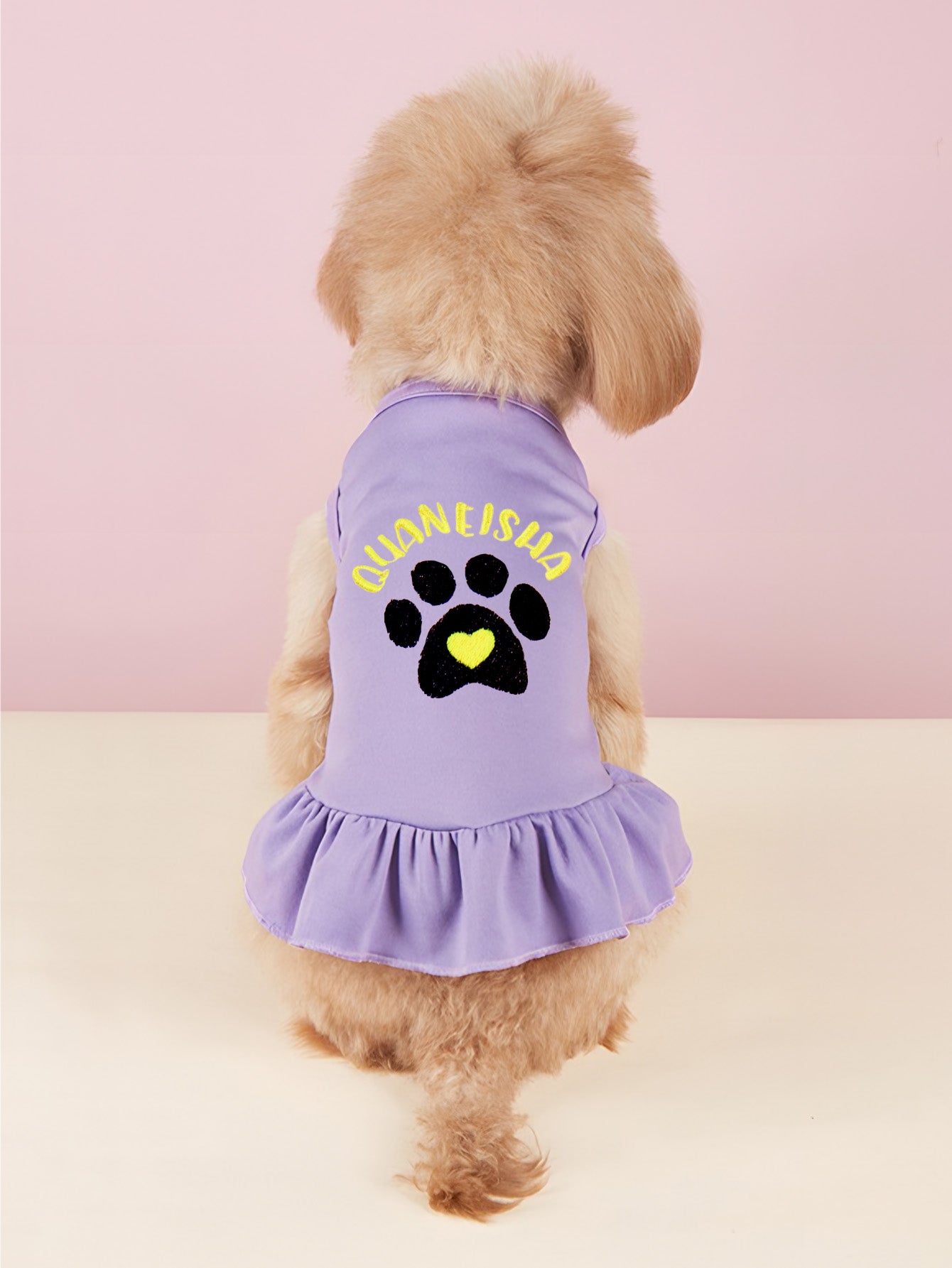 Personalized Dog Dress – Custom Embroidered Gift for Dog Lovers