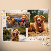 Custom Dog Photo Puzzle – Personalized Jigsaw Gift for Kids & Adults