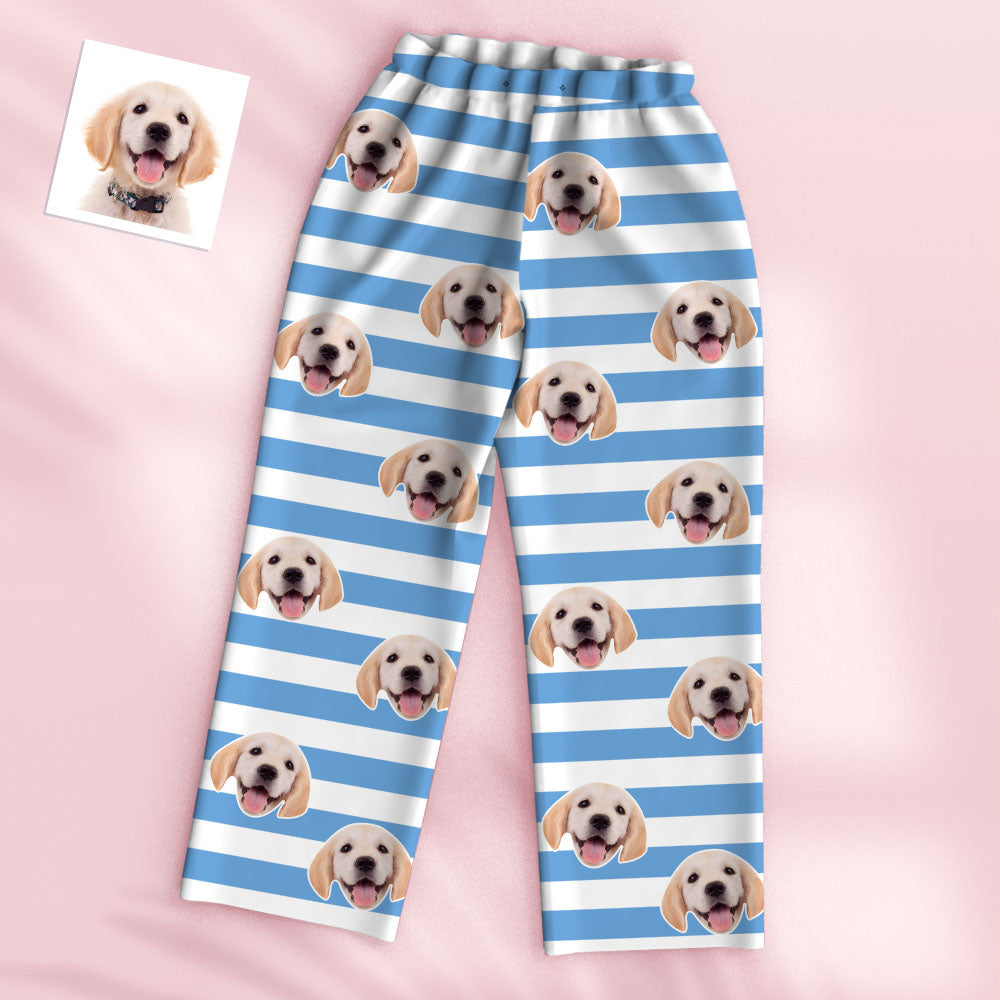 Custom Dog Face Pajamas – Personalized Loungewear for Men & Women