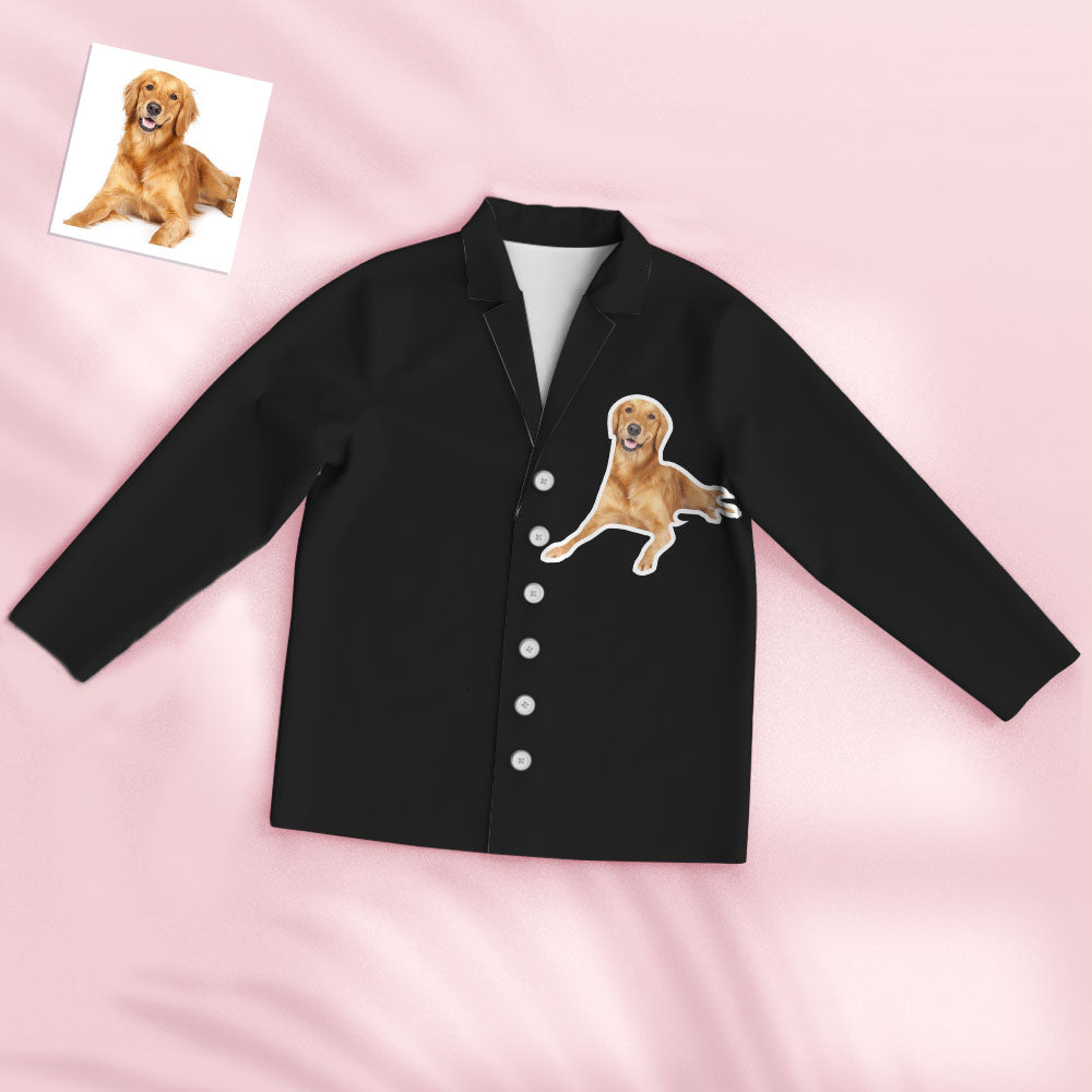 Custom Dog Photo Pajamas – Personalized Unisex Loungewear for Men & Women