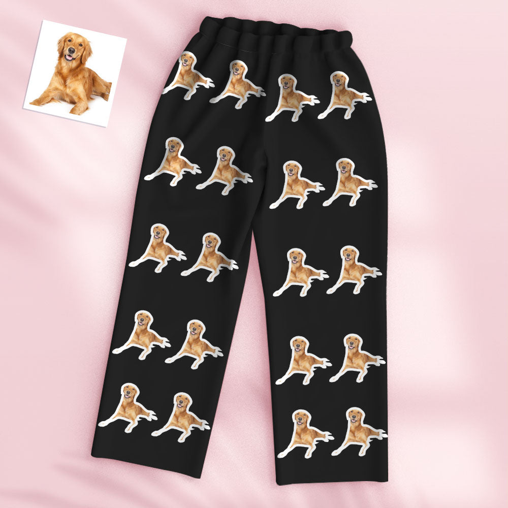 Custom Dog Photo Pajamas – Personalized Unisex Loungewear for Men & Women
