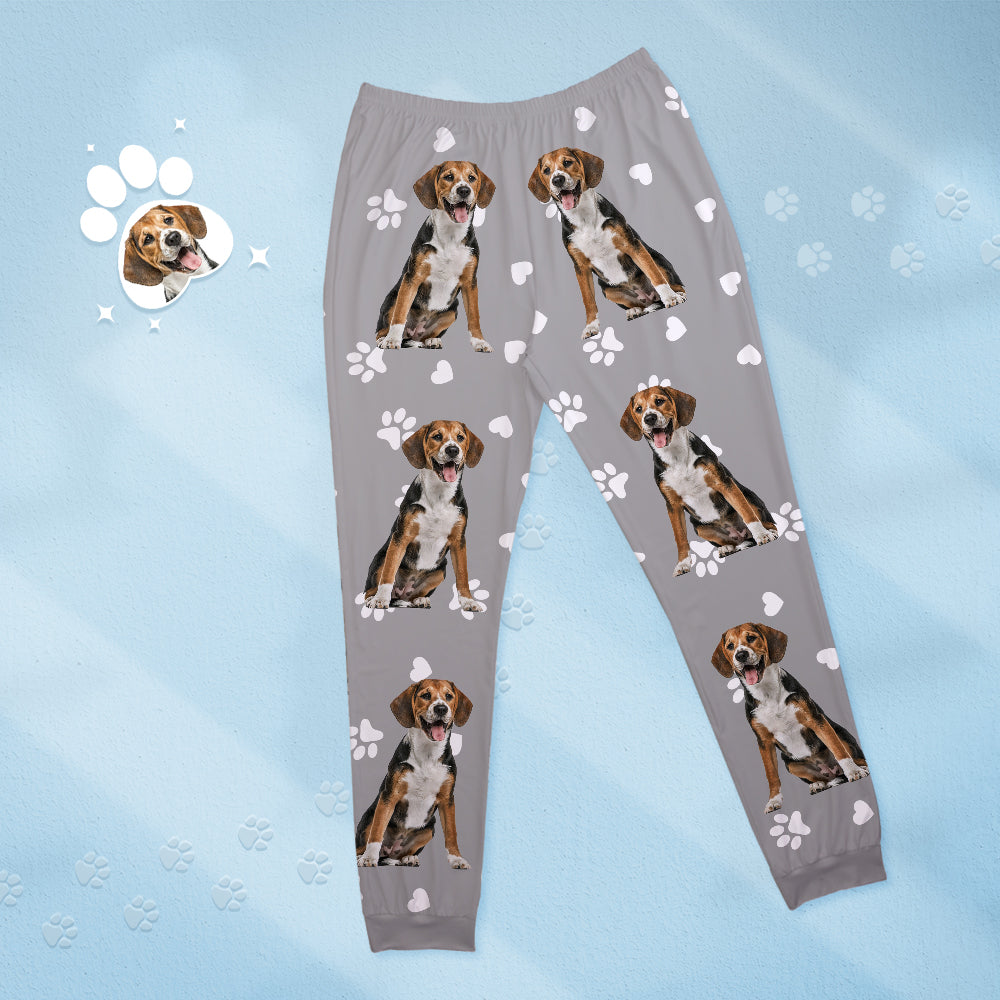 Custom Dog Photo Women’s Pajamas – Personalized Sleepwear Gift