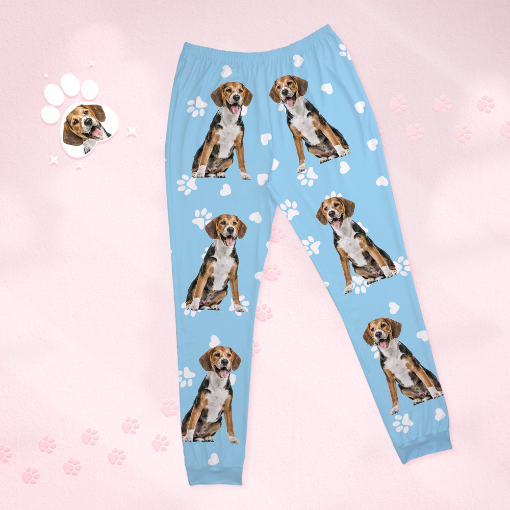 Custom Dog Photo Women’s Pajamas – Personalized Sleepwear Gift