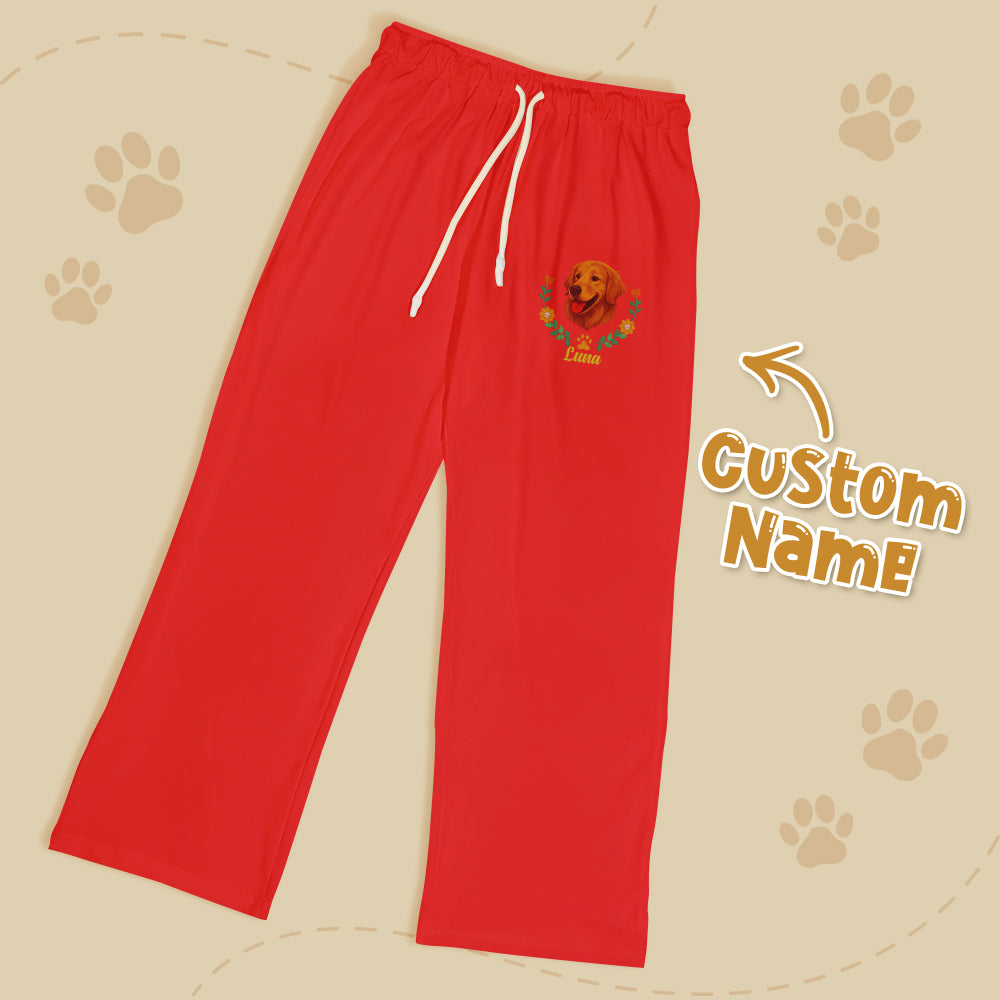 Personalized Dog Name Lounge Pants