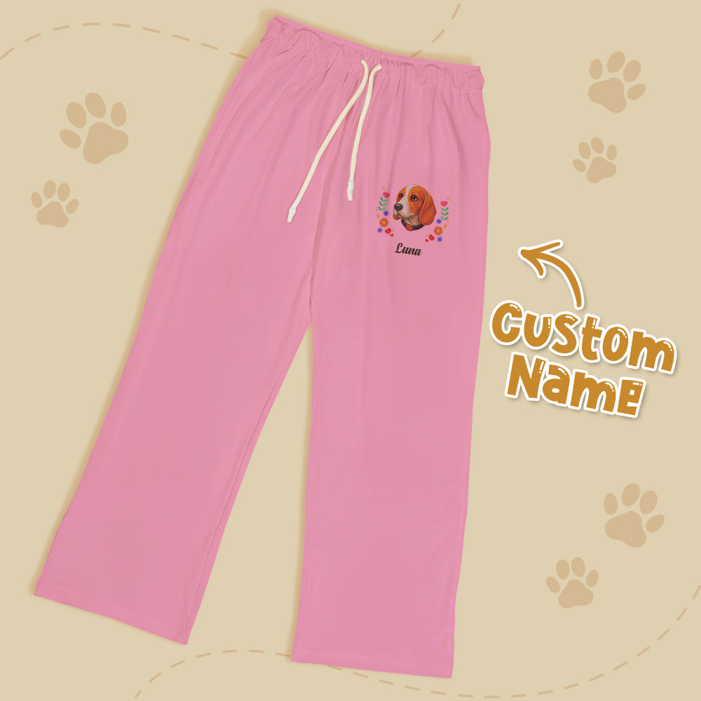 Personalized Dog Name Lounge Pants
