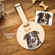 Personalized Dog Portrait Cotton Tea Towel – Unique Gift for Dog Lovers