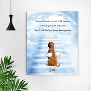 Custom Angel Pet Name Canvas Painting