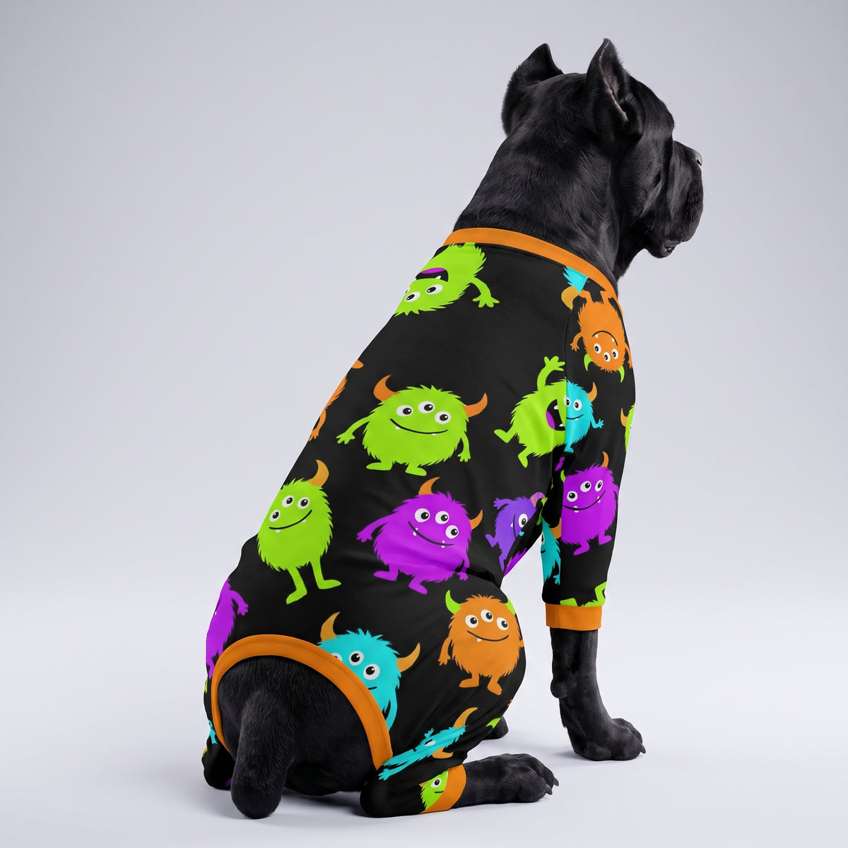 Little Monster Boy Dog Pajamas for Small and Big Dogs