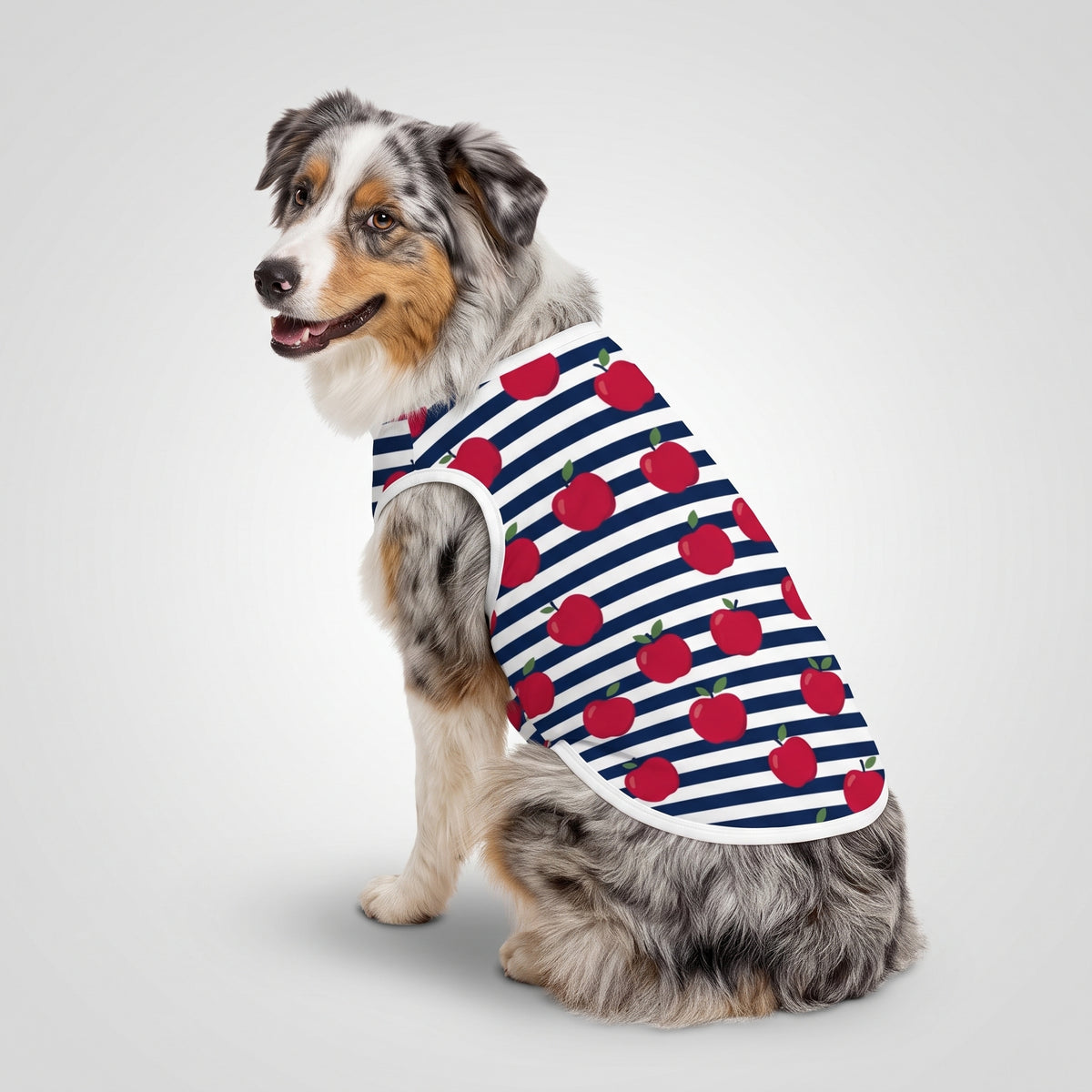 Red Apple Stripes Big Dog Shirt