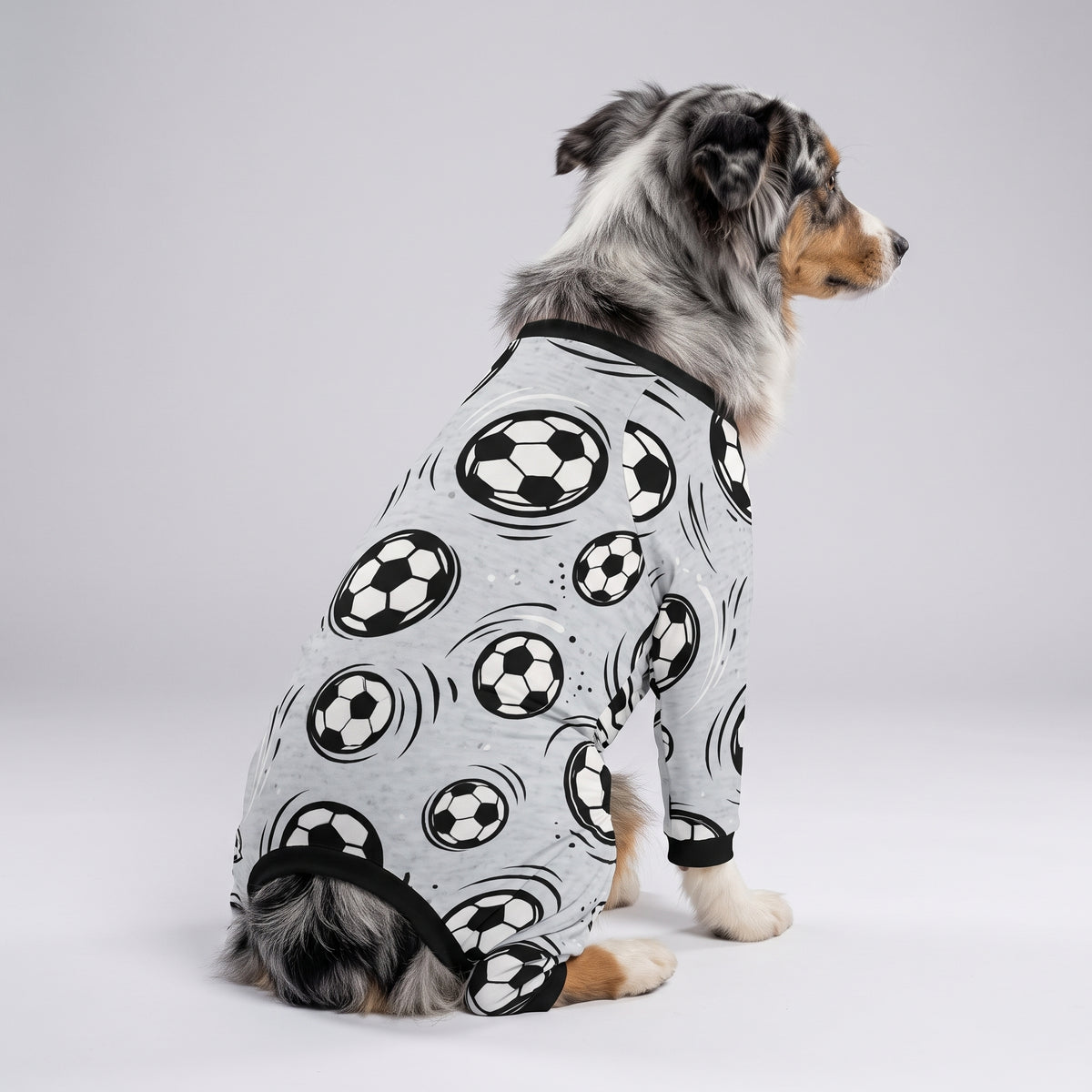Soccer Ball Boy Dog Pajamas for Small and Big Dogs