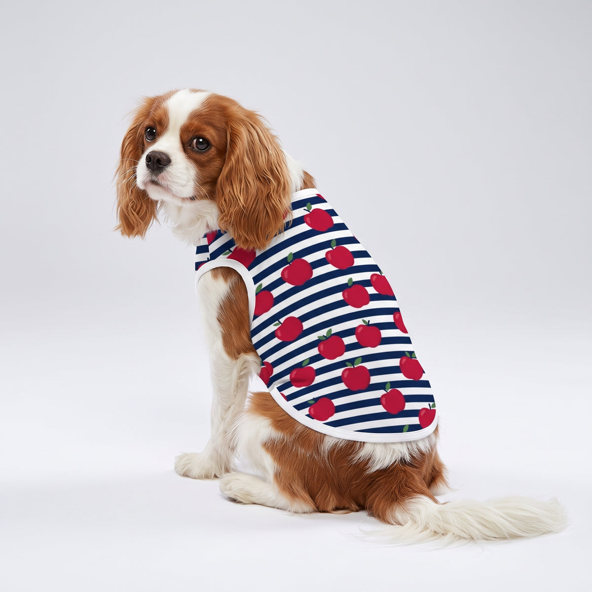 Red Apple Stripes Small Dog Shirt