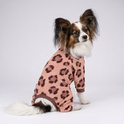 Blush Leopard Girl Dog Pajamas for Small and Big Dogs