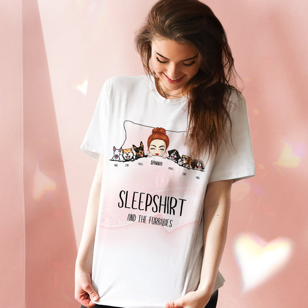 Custom Dog Photo T-Shirt – Personalized Printed Gift for Dog Lovers