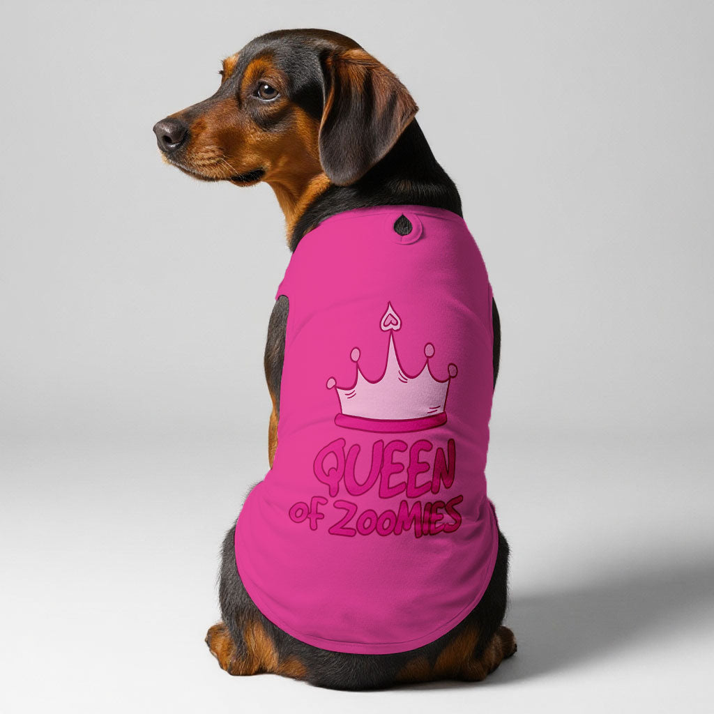 Queen of Zoomies – Dog Shirt