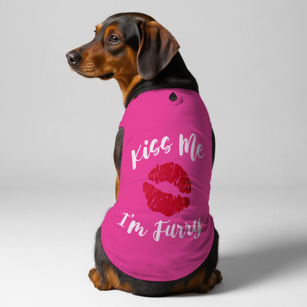 Kiss Me, I’m Furry – Dog Shirt