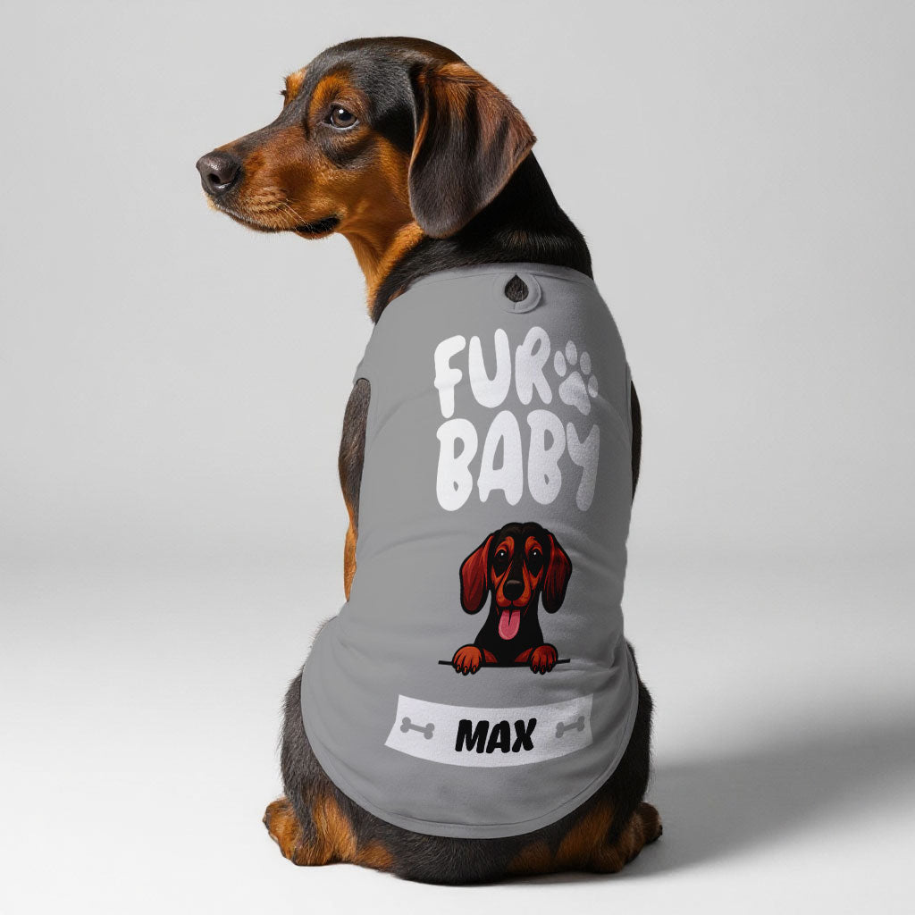 Fur Baby – Personalized Shirt with Your Dog’s Name and Breed – Dog Shirt