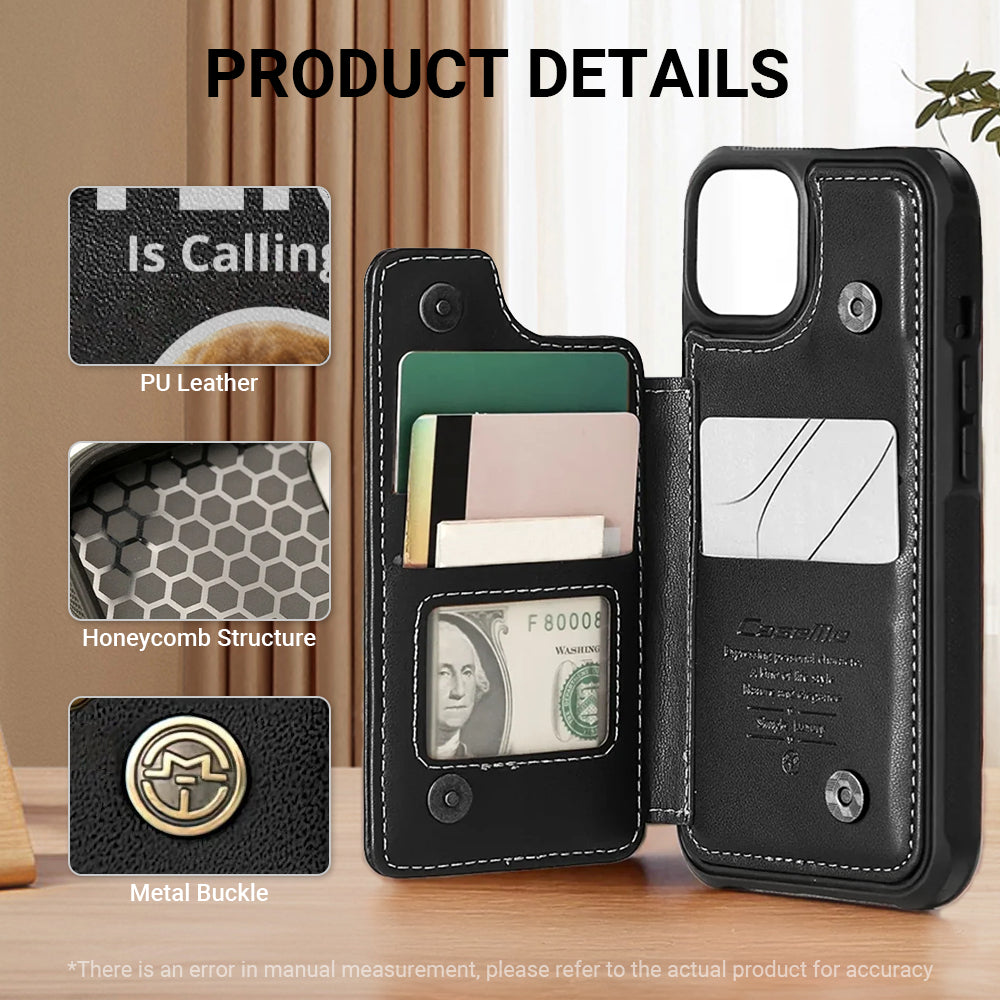 Brynn - Personalized  Leather Wallet Case  for iPhone & Samsung