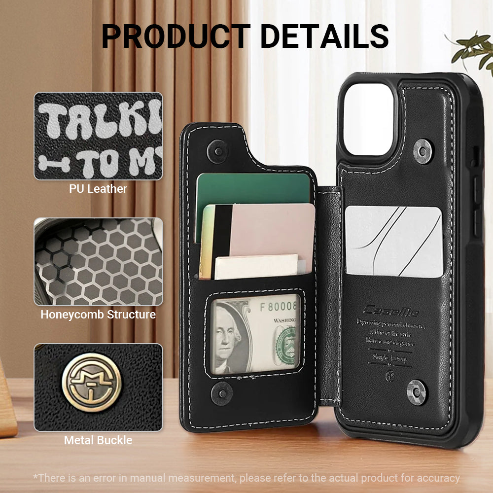 Benni - Personalized  Leather Wallet Case  for iPhone & Samsung