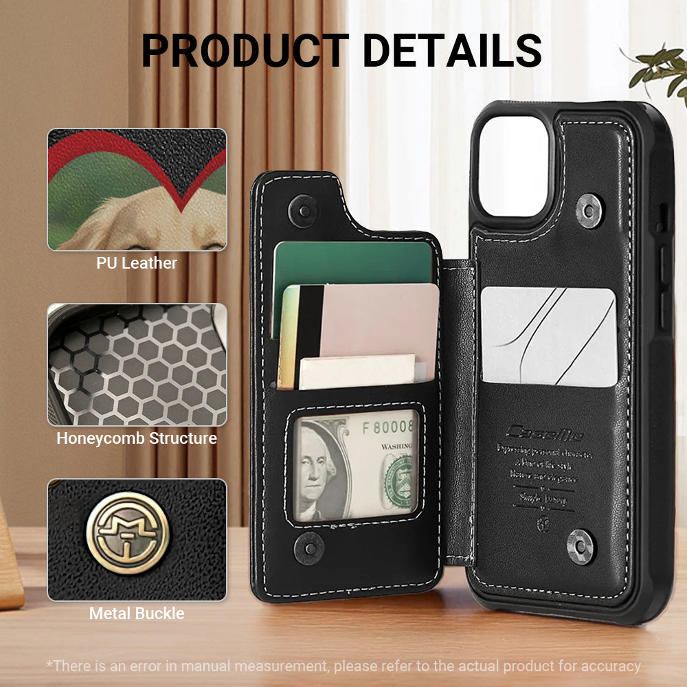 Sunny - Personalized  Leather Wallet Case  for iPhone & Samsung
