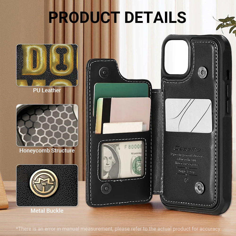 Gyro - Personalized  Leather Wallet Case  for iPhone & Samsung