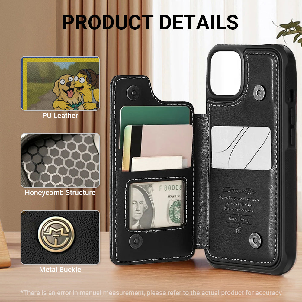Albik - Personalized  Leather Wallet Case  for iPhone & Samsung