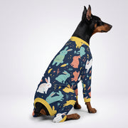 Playful Bunny Boy Dog Pajamas for Small and Big Dogs
