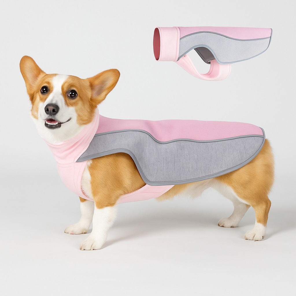 Dog cooling vest for hot summer days