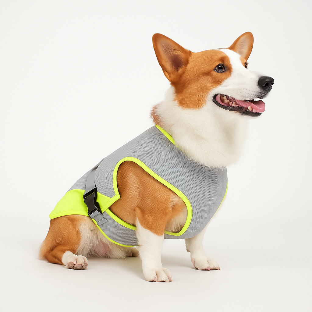 Dog cooling vest for summer