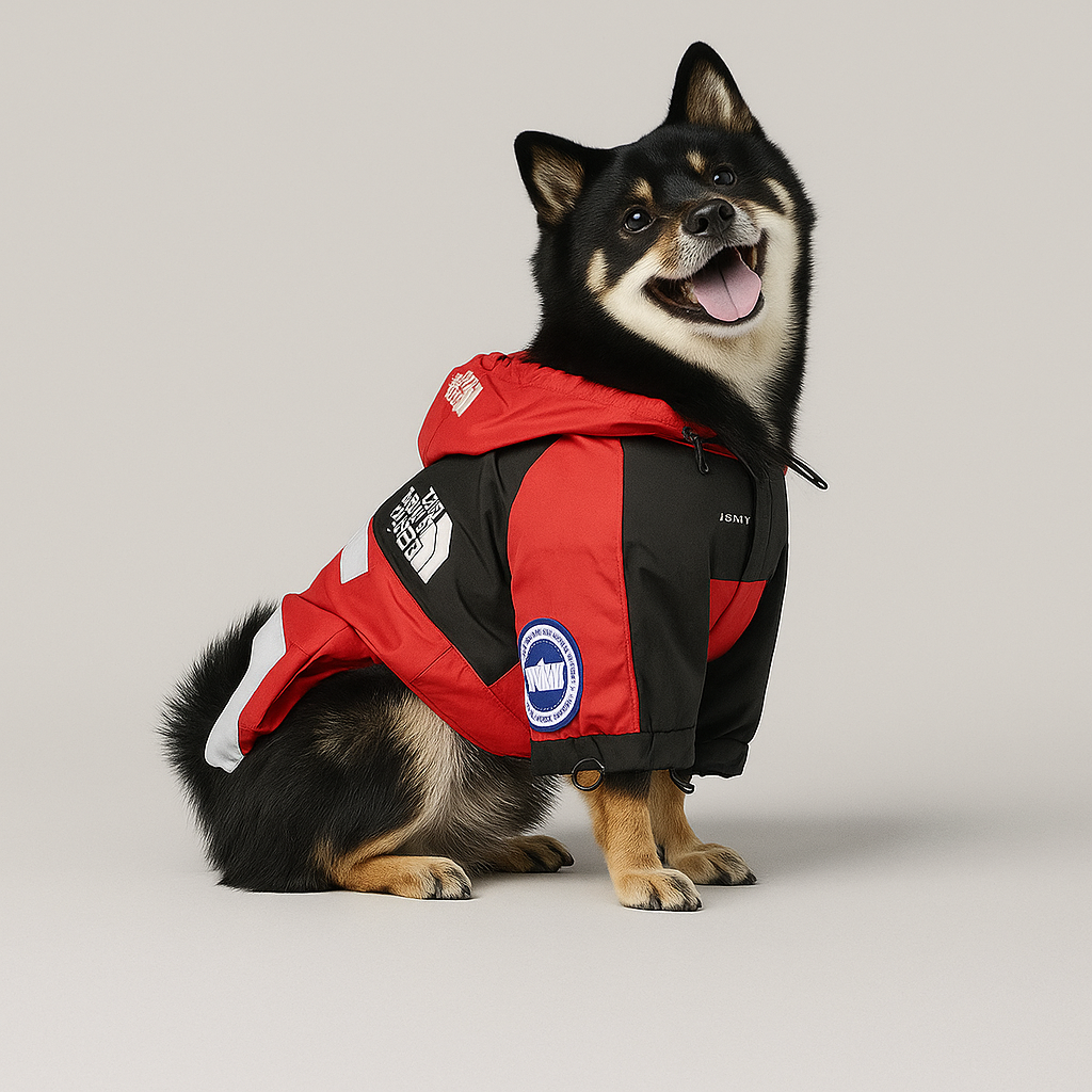 Dog sports jacket with waterproof protection