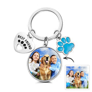 Custom Photo Keychain – Personalized Gift for Best Friends & Dog Lovers