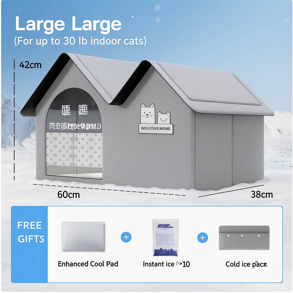 Foldable Air Conditioned Dog House