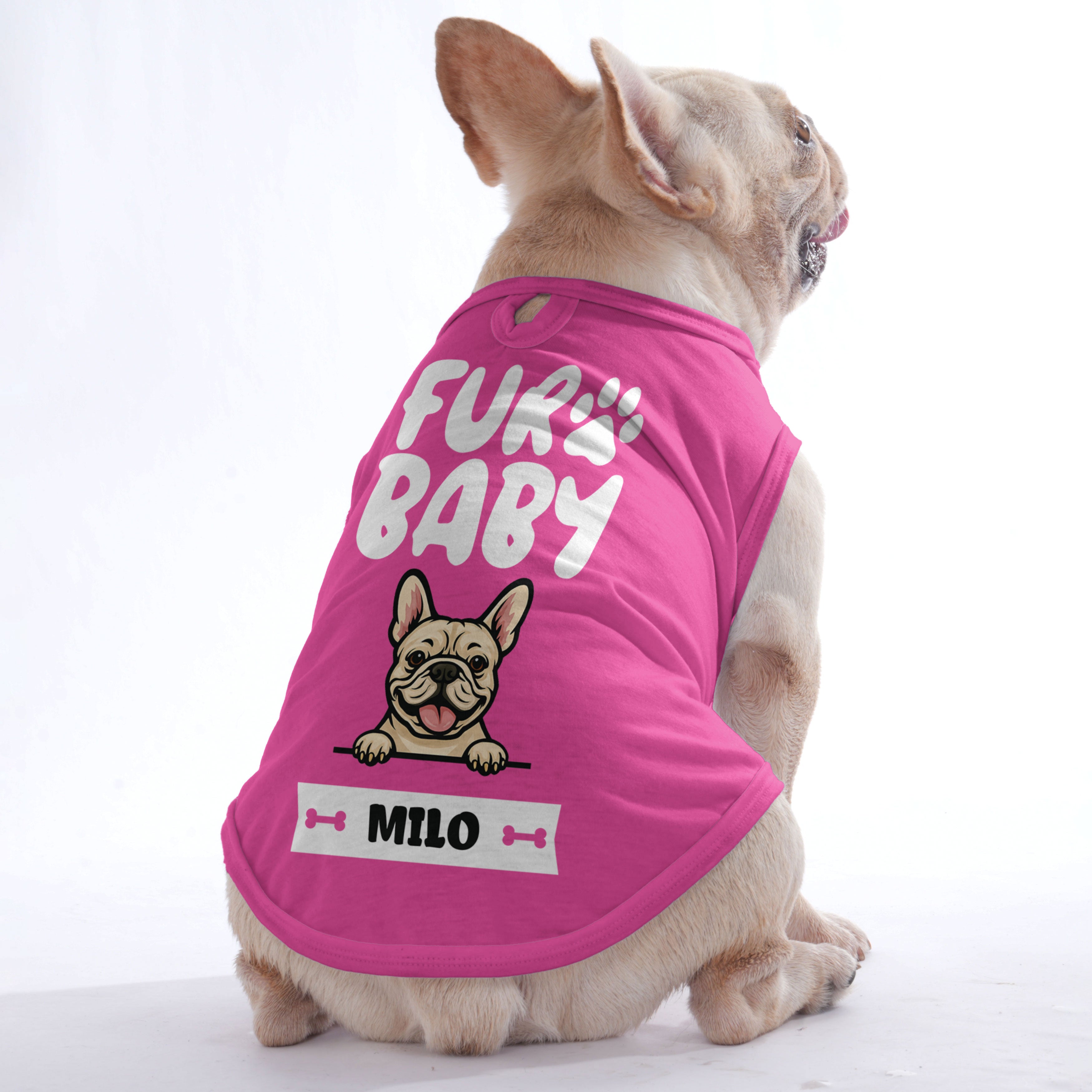 Fur Baby – Personalized Shirt with Your Dog’s Name and Breed – Dog Shirt