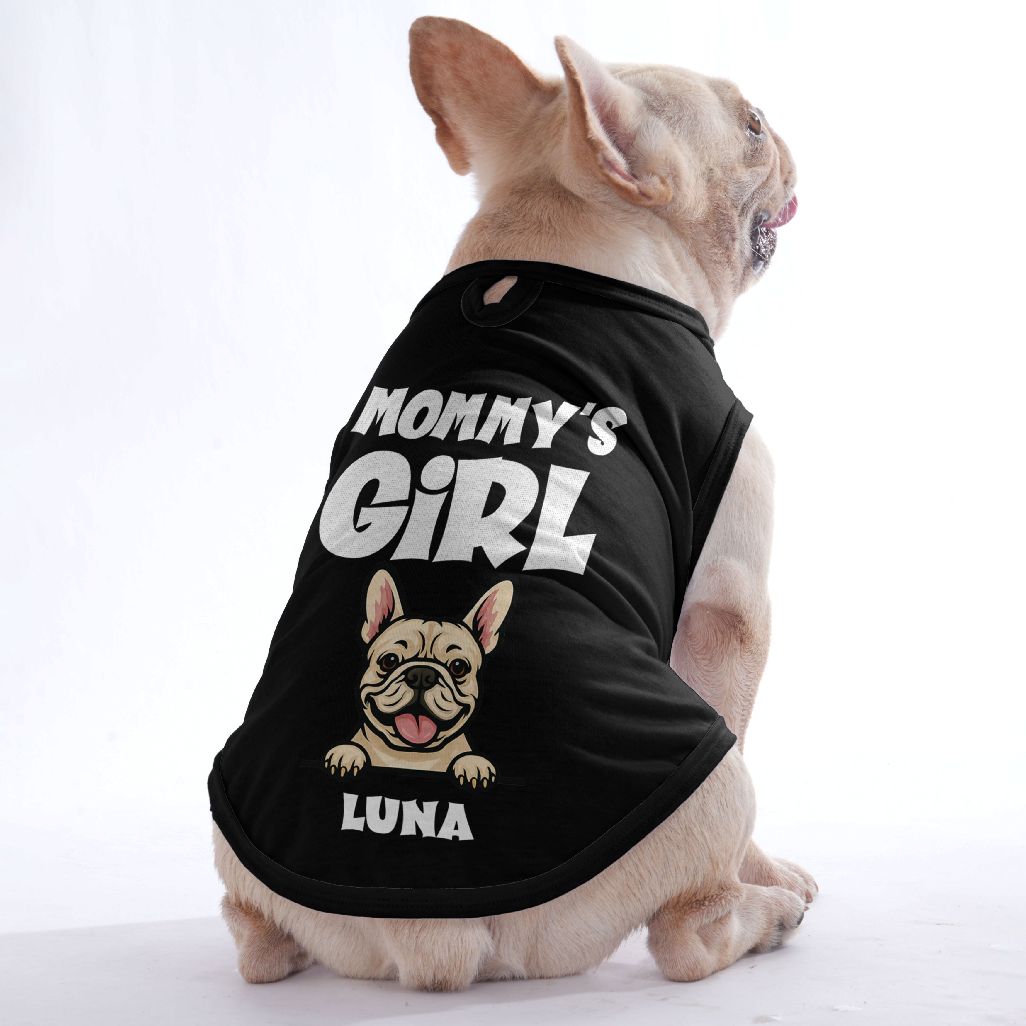 MOMMY’S GIRL – Personalized Shirt with Your Dog’s Name and Breed – Dog Shirt