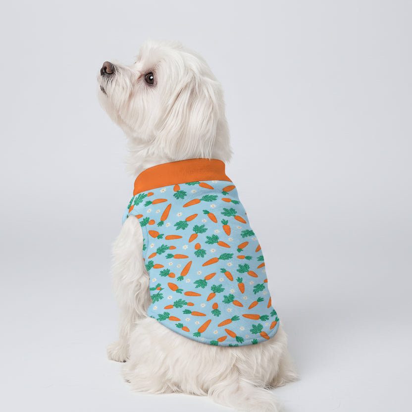 Fresh Carrot Small Dog Fleece Vest
