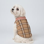 British Plaid Small Dog Fleece Vest