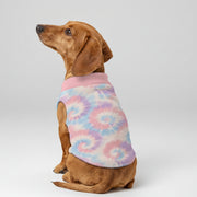 Pastel Tie Dye Small Dog Fleece Vest