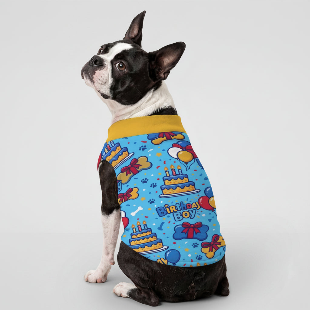 Birthday Boy Small Dog Fleece Vest
