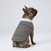 Houndstooth Small Dog Fleece Vest