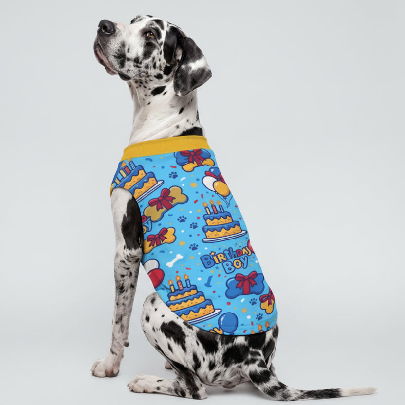 Birthday Boy Big Dog Fleece Vest