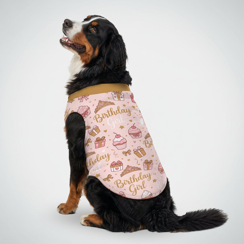 Birthday Girl Big Dog Fleece Vest