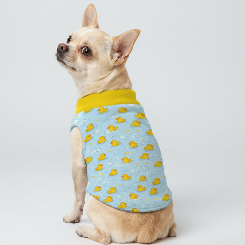 Rubber Duck Small Dog Fleece Vest