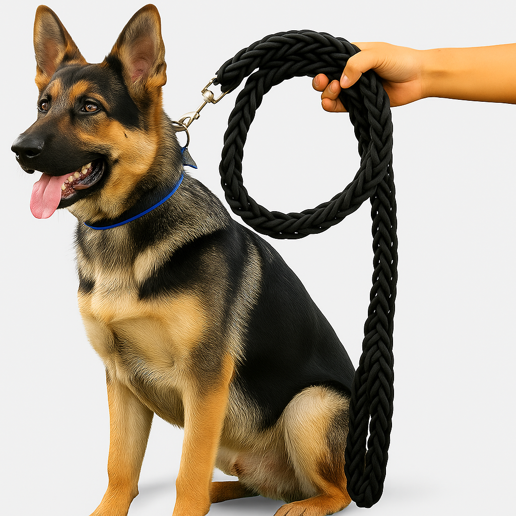 Heavy-Duty Braided Nylon Dog Leash