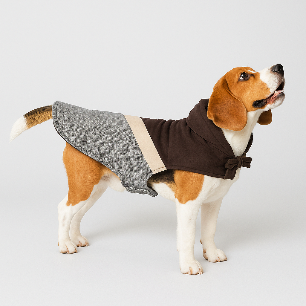 Herringbone Dog Cotton Coat
