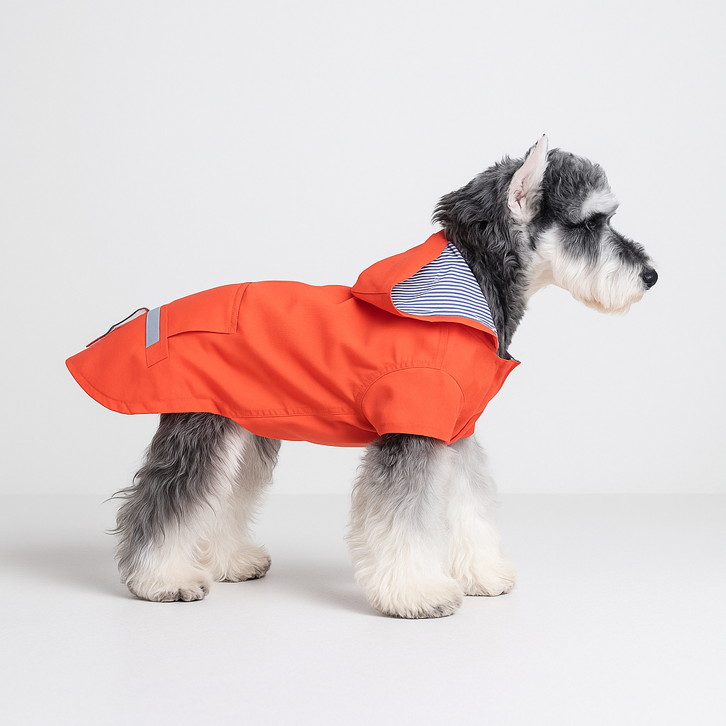Hooded Dog Raincoat