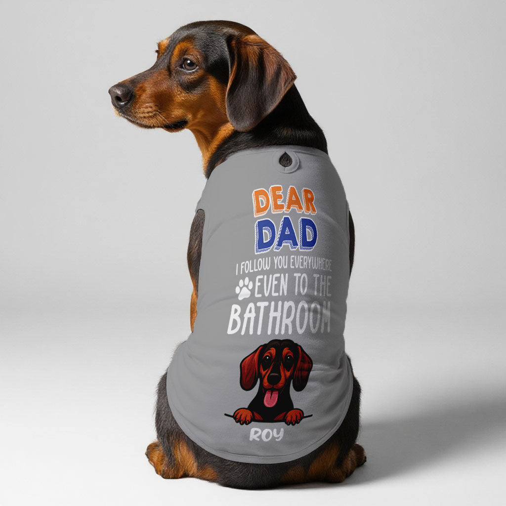 I follow you – Personalized dog Shirt 