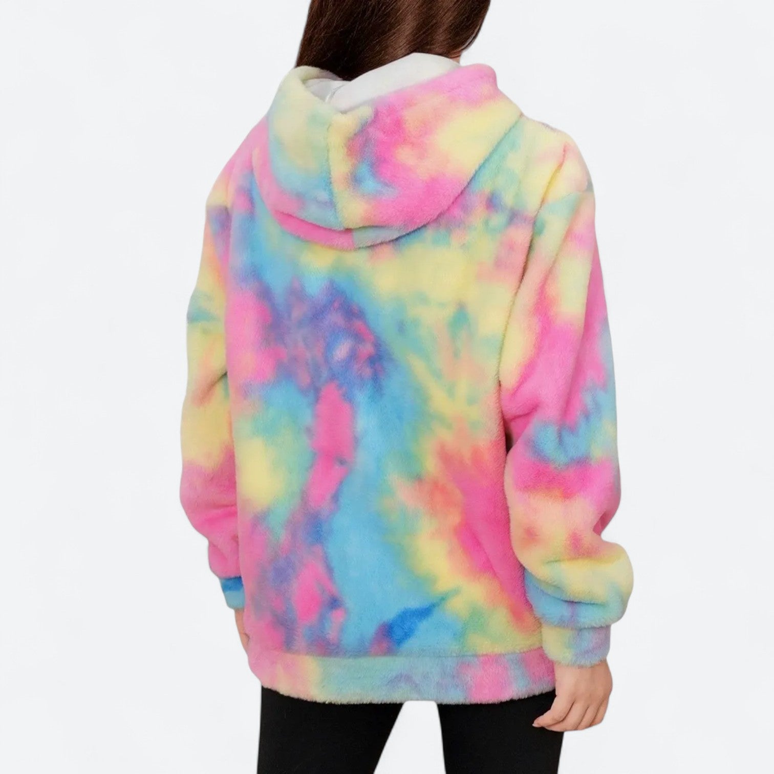 Matching Dog and Human Rainbow Dye Hoodie