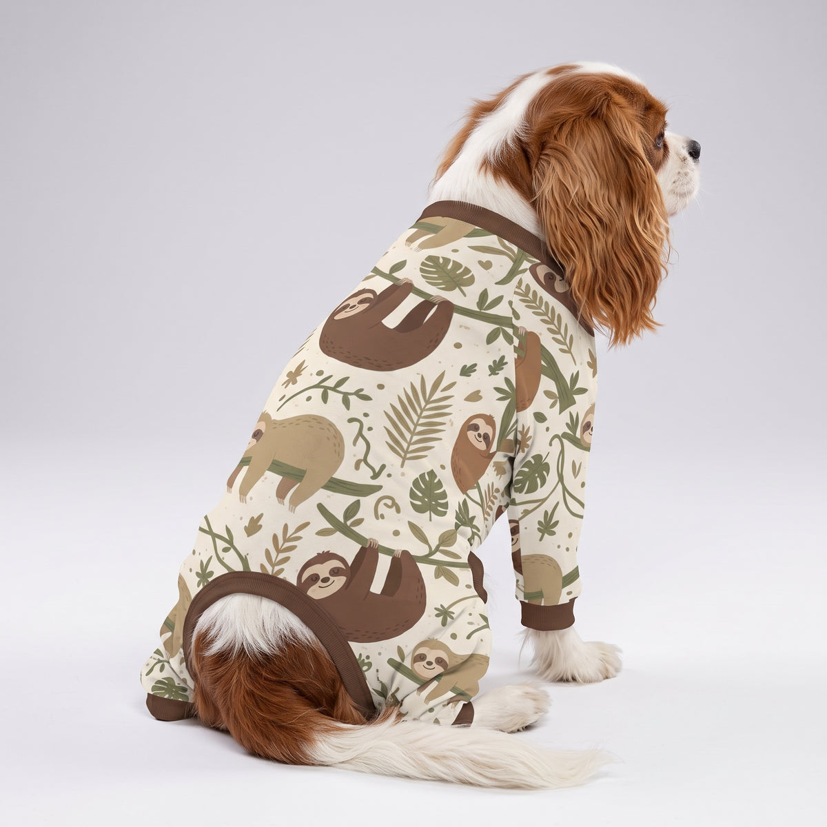 Sleepy Sloth Boy Dog Pajamas for Small and Big Dogs