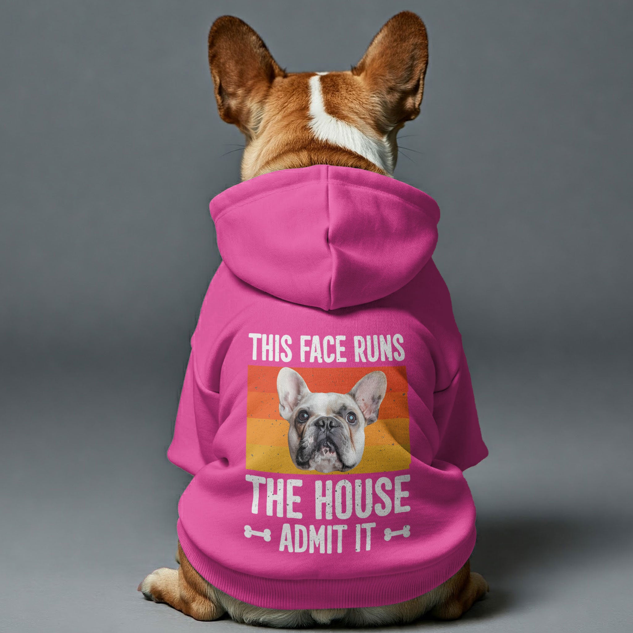 This Face - Personalized hoodie with your dog’s Face– dog hoodie – dog clothes