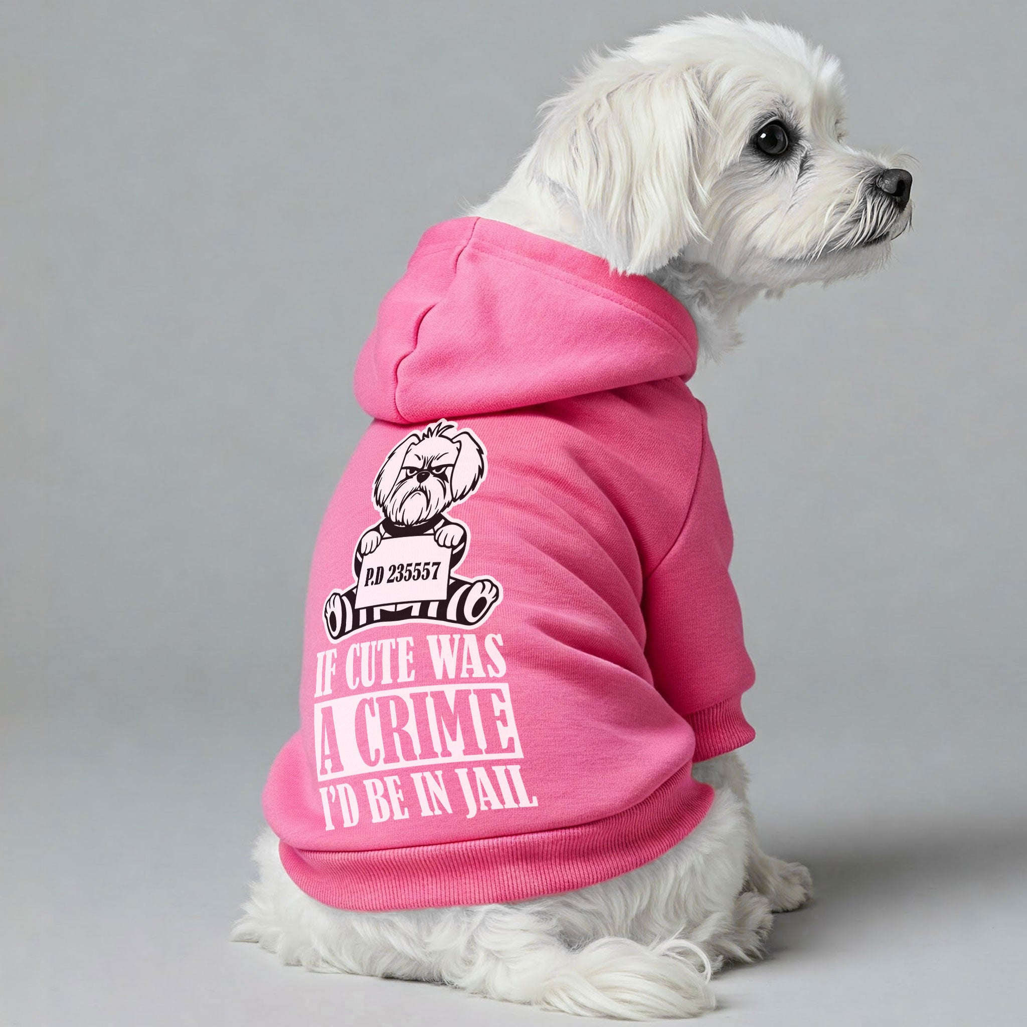 If Cute Was a Crime, I’d Be in Jail - Maltese Dog Hoodie